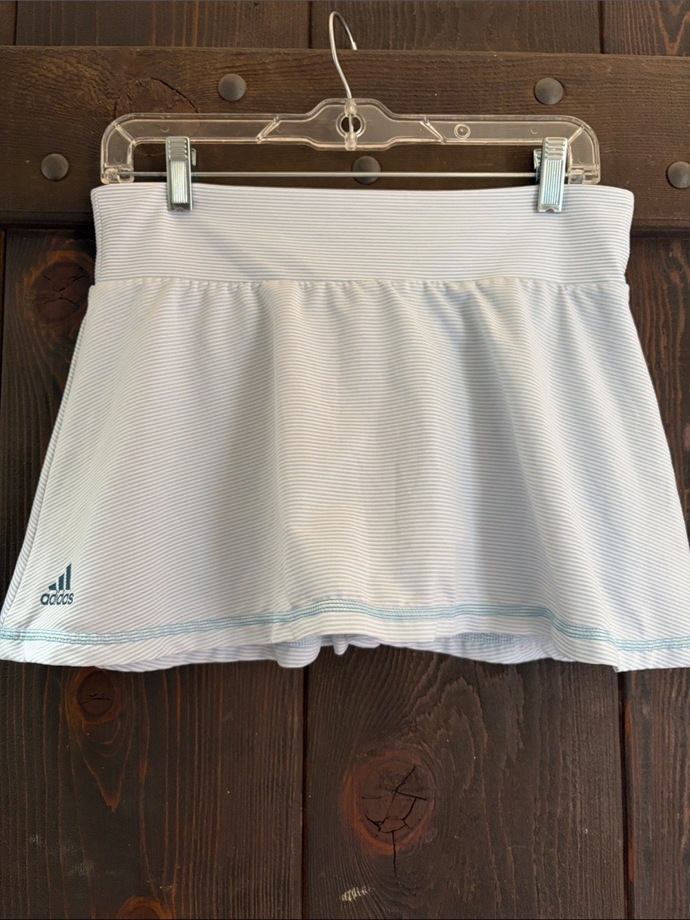 adidas Pale Blue Performance Tennis Skirt